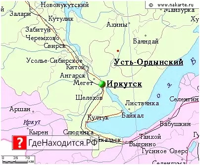 На карте Иркутск 