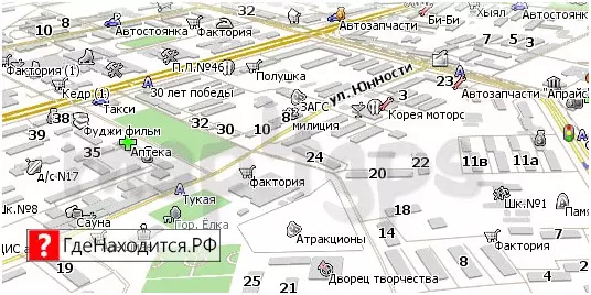 На карте Нижнекамск 
