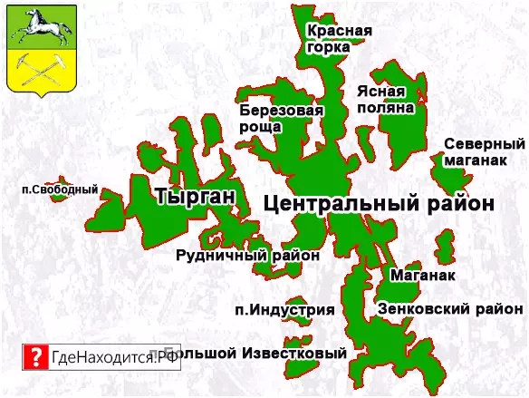 На карте Прокопьевск 