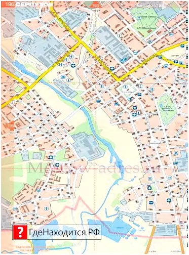 На карте Серпухов 