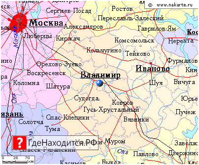 На карте Владимир 