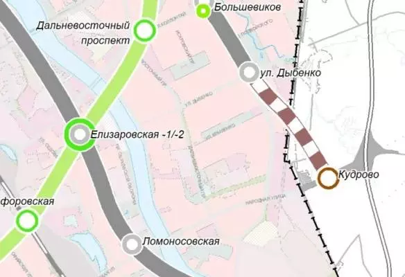 будущее метро в Кудрово