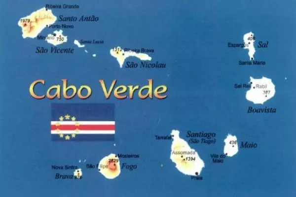 островное государство Кабо-Верде расположение