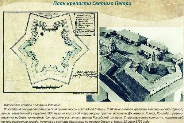 крепость св Петра в Казахстанском Петропавловске