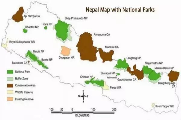 национальные парки заповедники Непала