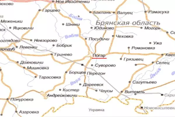 схема погарский район