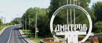 расположение города Дмитров